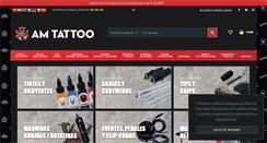 Desktop Screenshot of amtattoosupplies.com